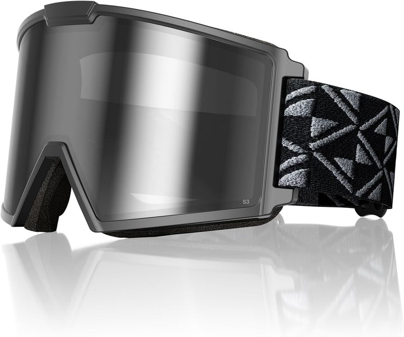 Innerking OTG Ski Goggles SGS Approved, Over Glasses Snow Snowboarding Winter Goggles Anti Fog for Adult, Youth, Men Women - Image 1